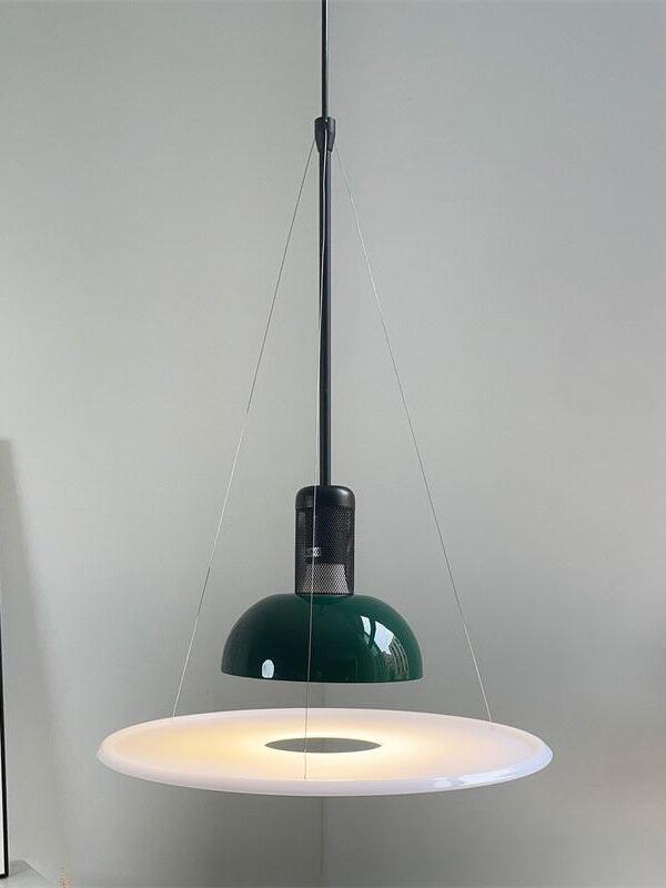 Whimsical Frisbi Flying Saucer Pendant Light - Cueteks