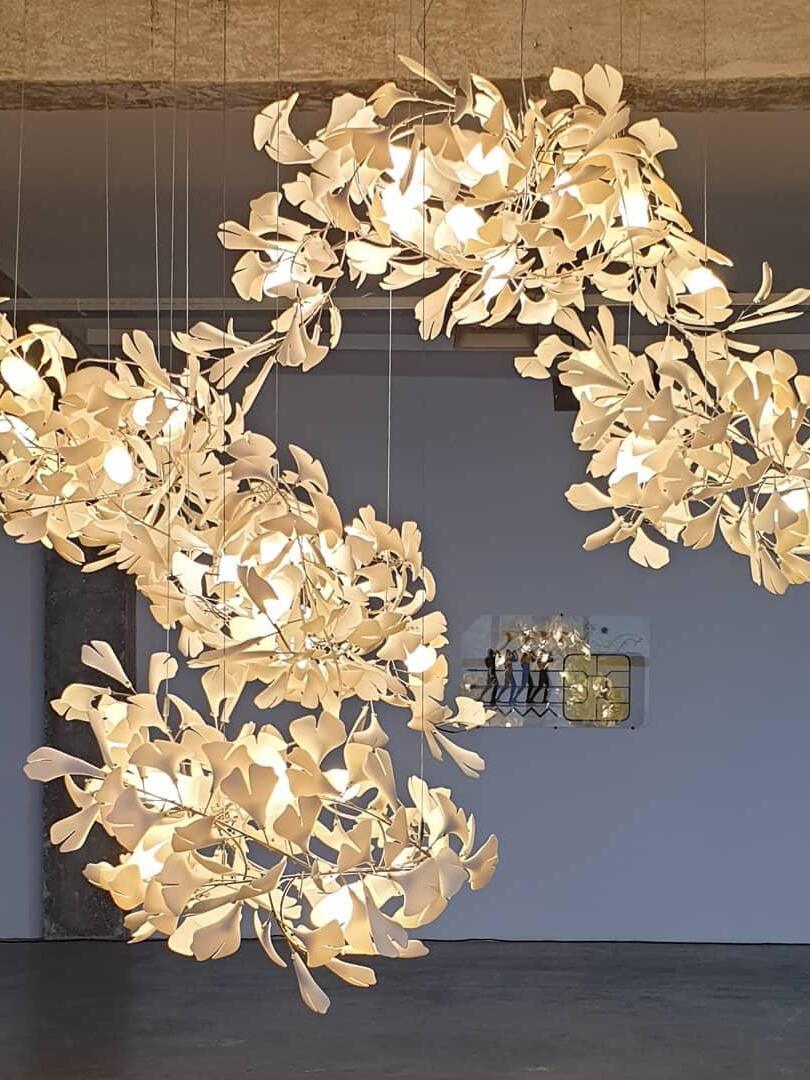 Gingko Chandelier F - Cueteks