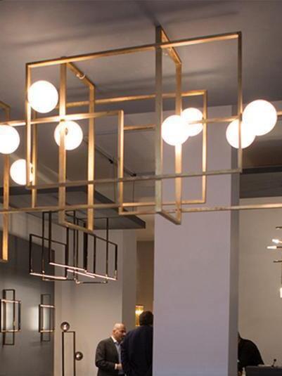 Mondrian Glass Ceiling Light - Cueteks