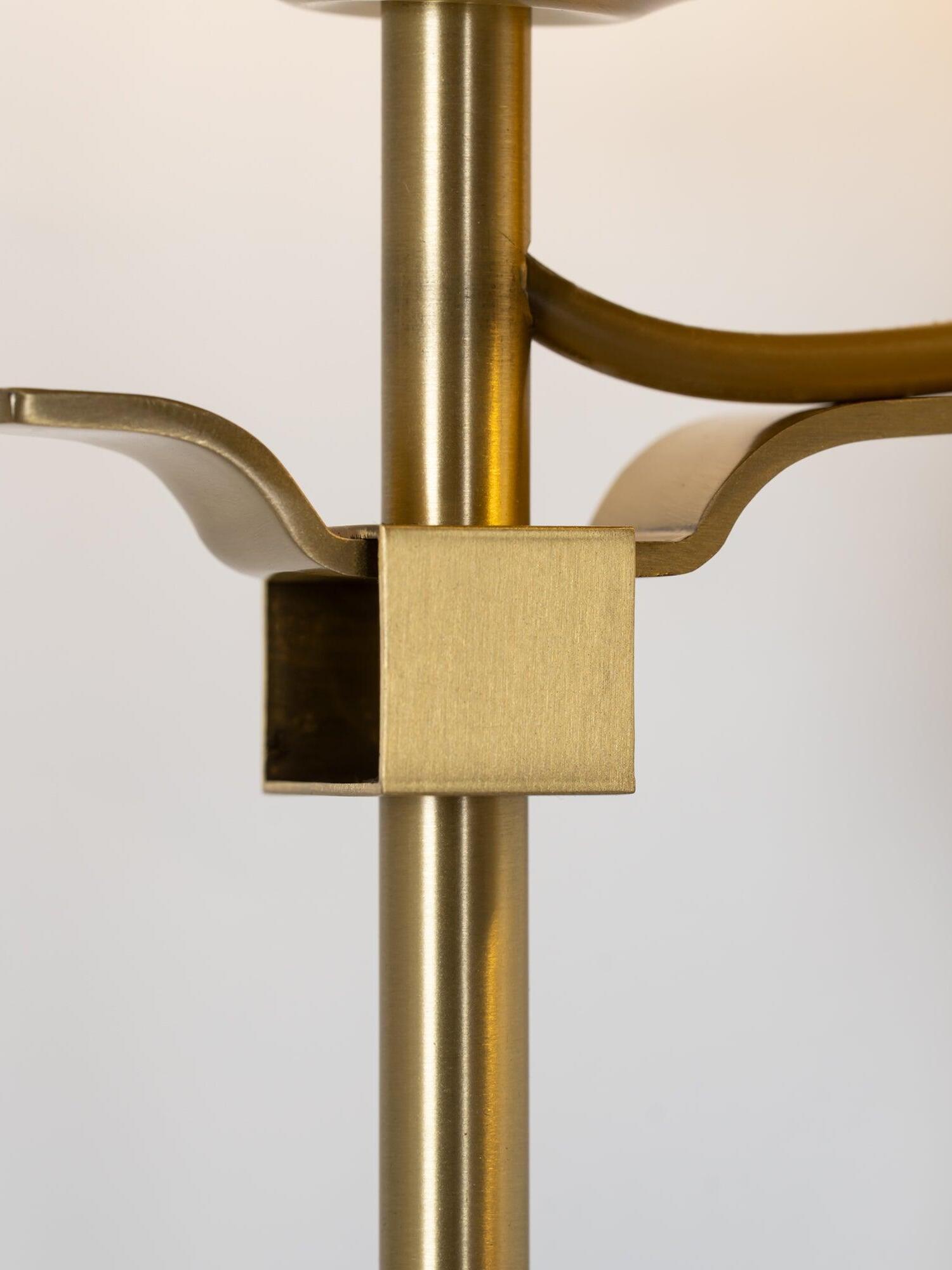 Retro Brass Fontanelle Glass Wall Lamp For Bedroom - Cueteks