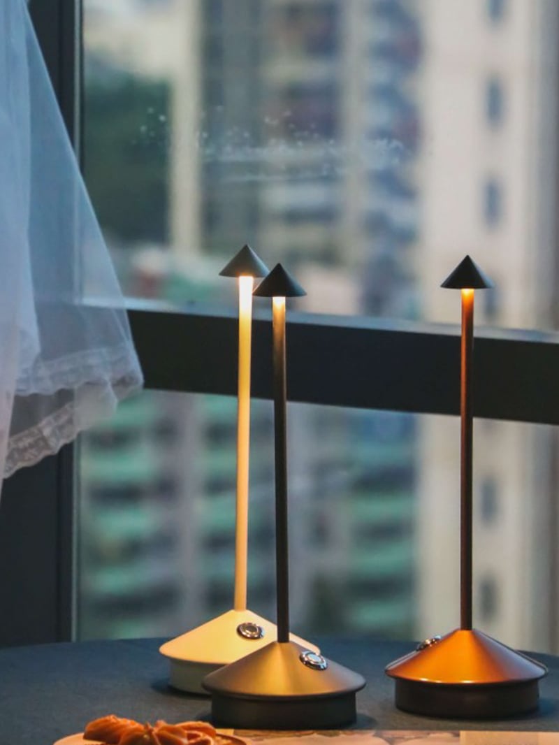 Pine Rechargeable Led Table Lamp For Dining Room - Cueteks