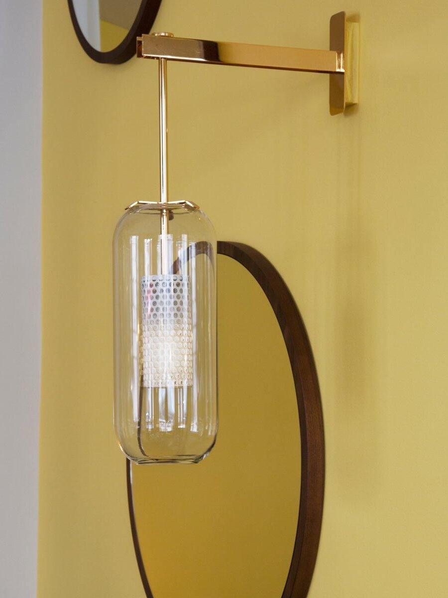 Middle Ages Vadim Glass Lantern Wall Lamp - Cueteks