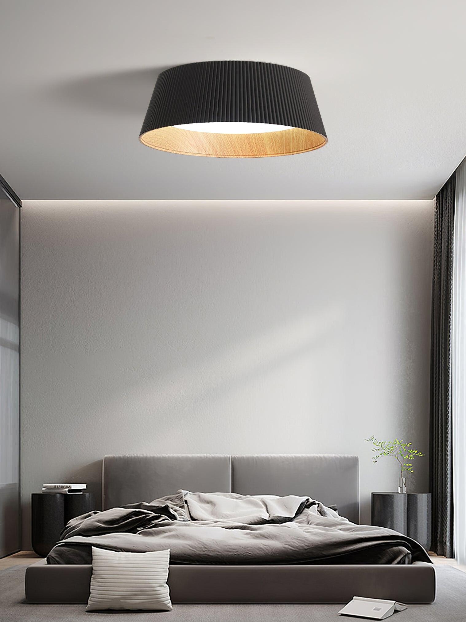 Modern Ribbed Ceiling Light - Cueteks