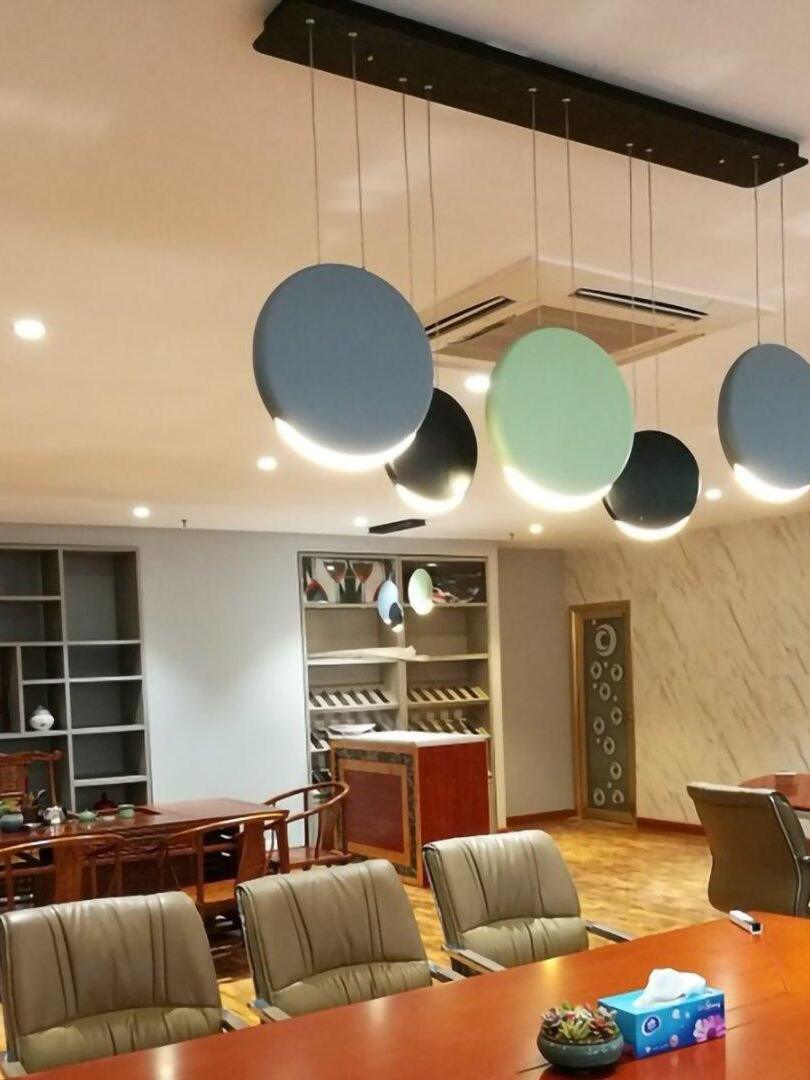 Resin Cosmos Multicolor Disc Pendant Light - Cueteks