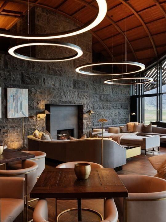 Classic Metal Circular Ring Mahlu Chandelier - Cueteks