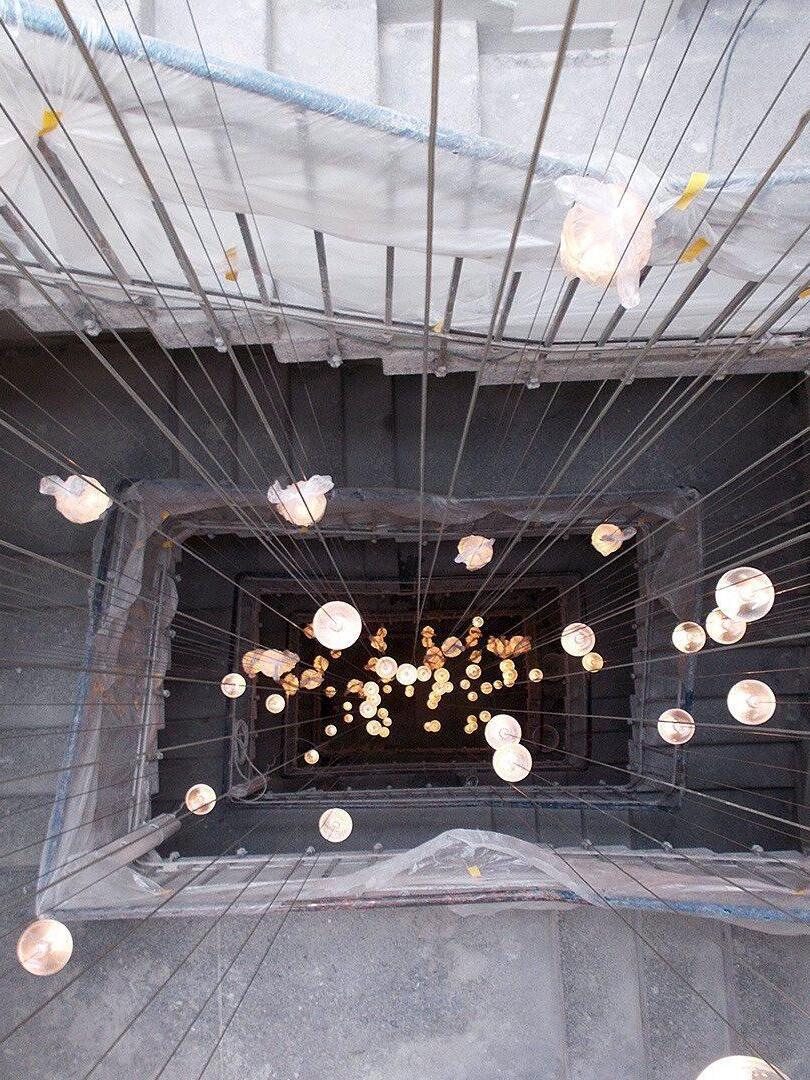 Round K9 Crystal Pendant Lamp - Cueteks