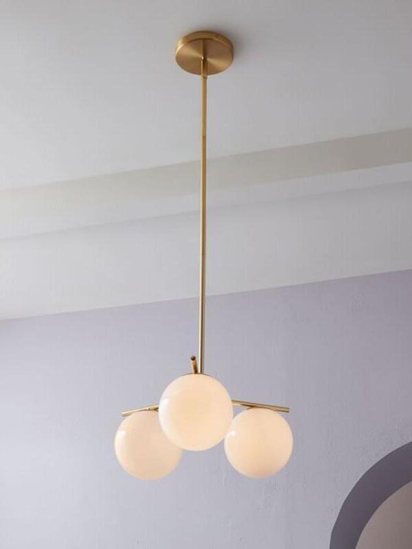 Sphere & Stem Chandelier - Cueteks