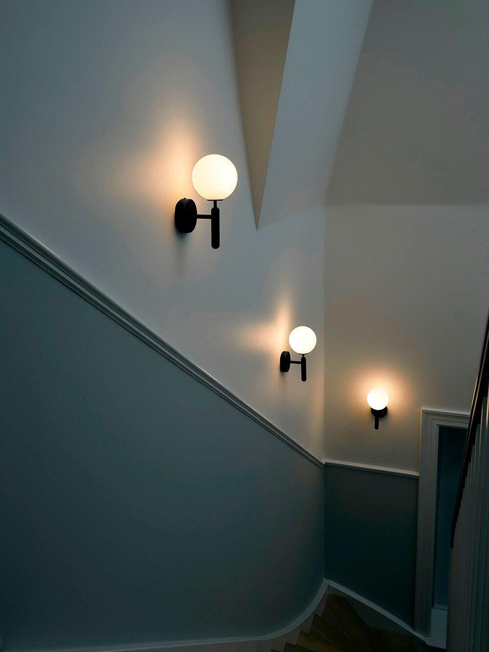 Luxury Miira Glass Ball Bedroom Wall Light - Cueteks