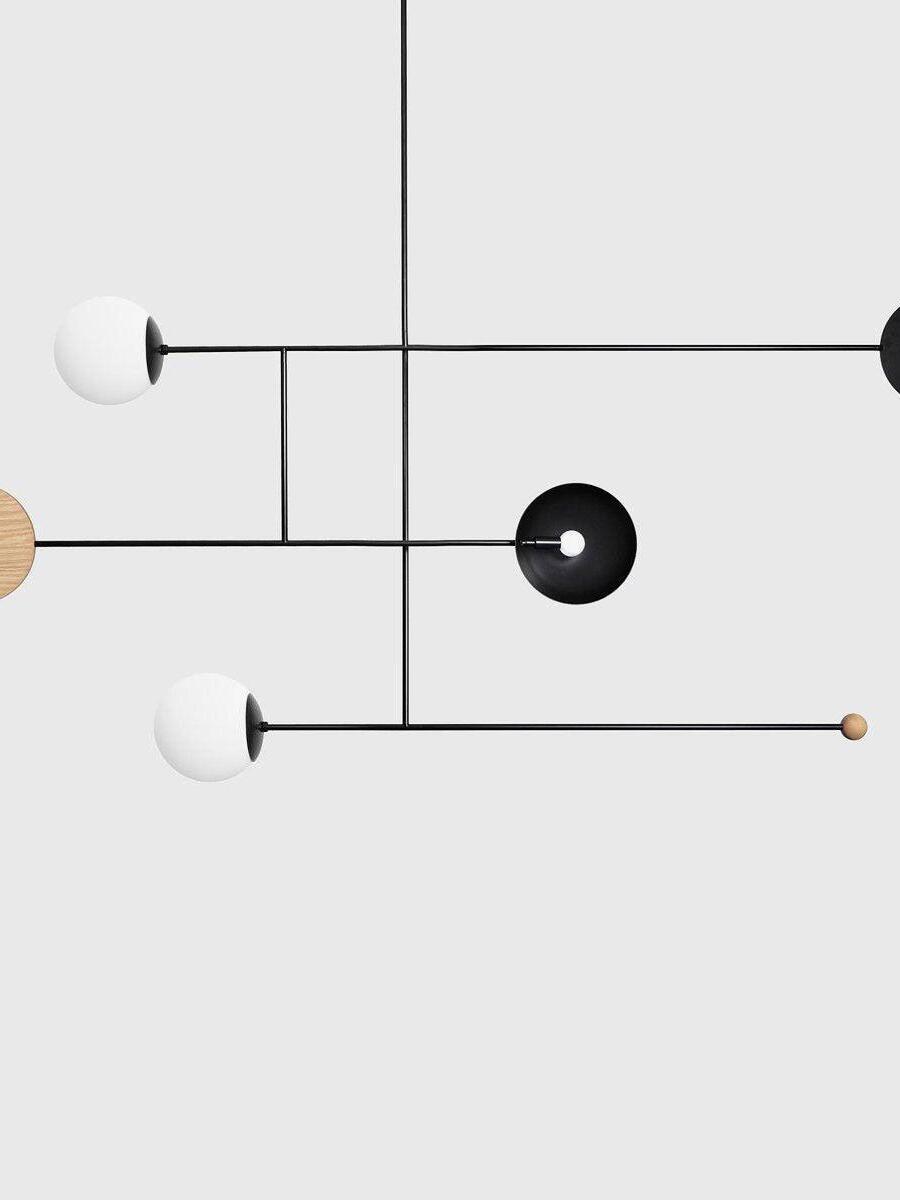 Artistic Astro Rotatable Chandelier With Sleek Design - Cueteks