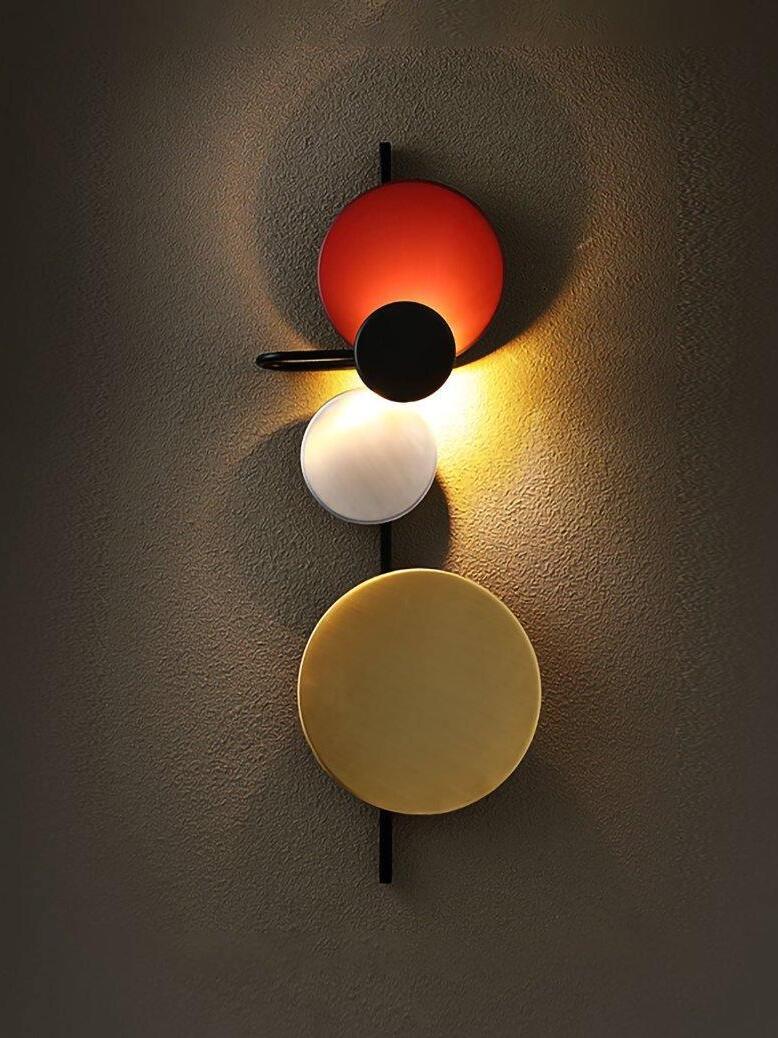 Macaroon Planet Disc Creative Wall Lamp - Cueteks