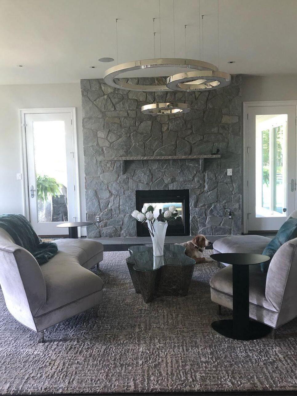 Classic Metal Circular Ring Mahlu Chandelier - Cueteks