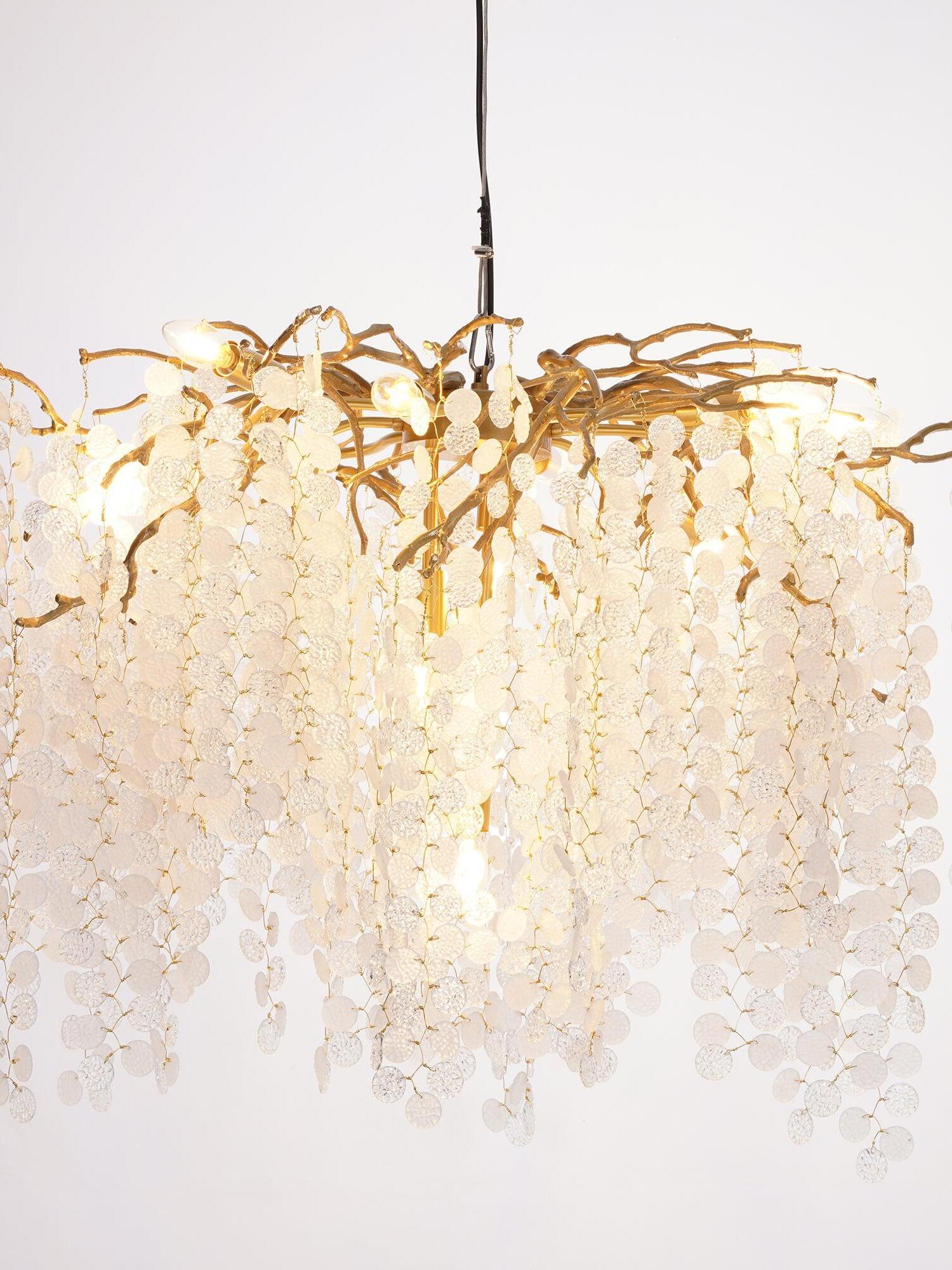 Shiro Noda Crystal Chandelier - Cueteks