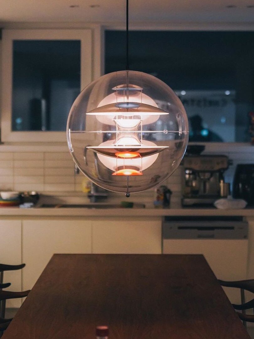 Modern Metal VP Globe Suspension for Living Room - Cueteks