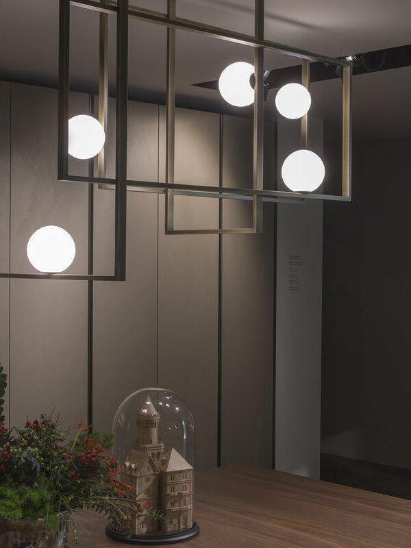Mondrian Glass Ceiling Light - Cueteks