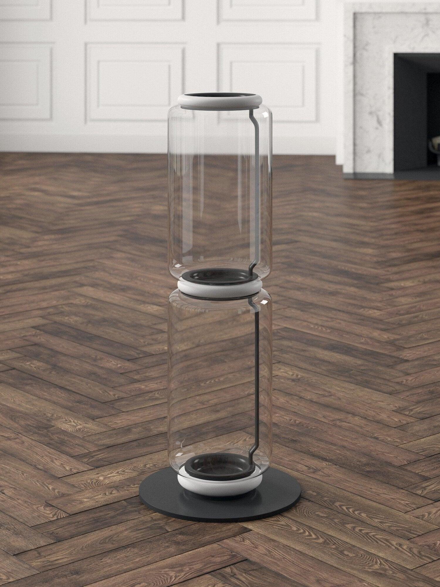 Exquisite Noctambule Metal Table & Floor Lamp - Cueteks