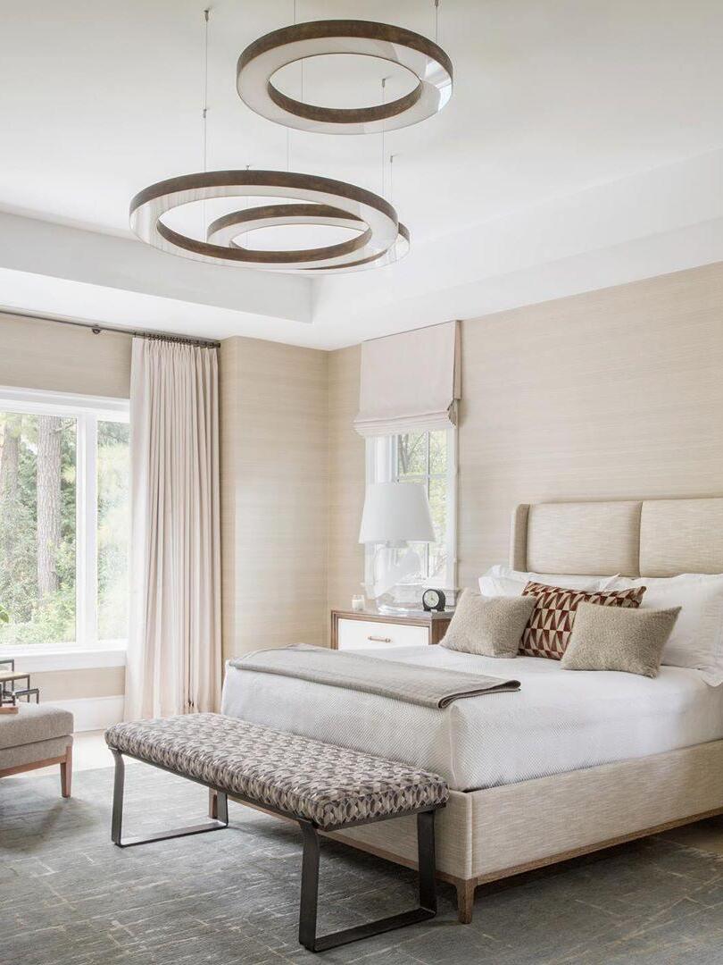 Classic Metal Circular Ring Mahlu Chandelier - Cueteks
