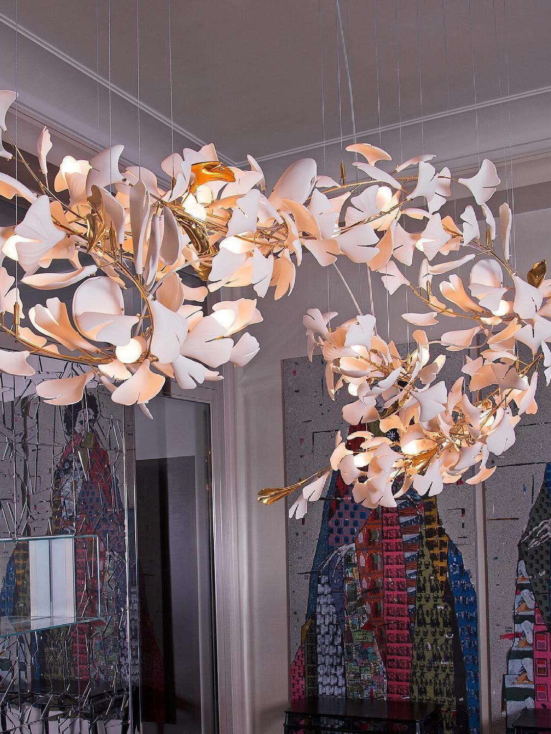 Gingko Chandelier A - Cueteks