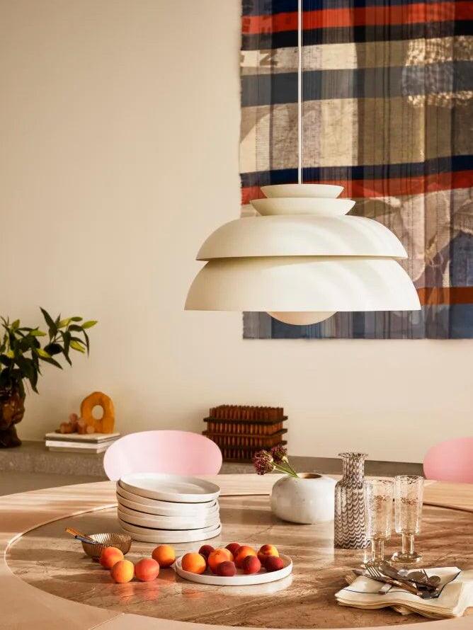 Irregular White Multi-layer Concert Pendant Lamp - Cueteks
