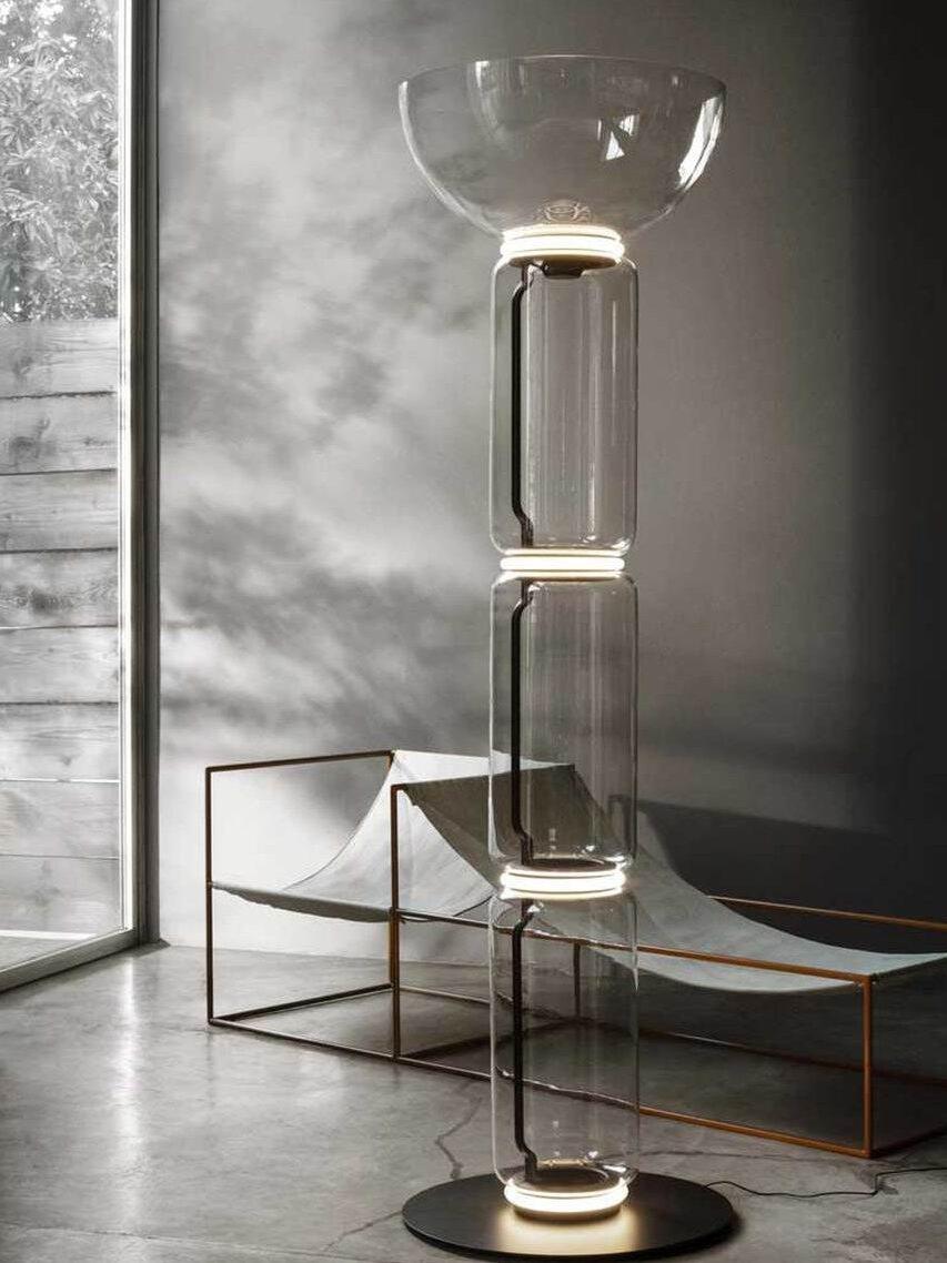 Exquisite Noctambule Metal Table & Floor Lamp - Cueteks