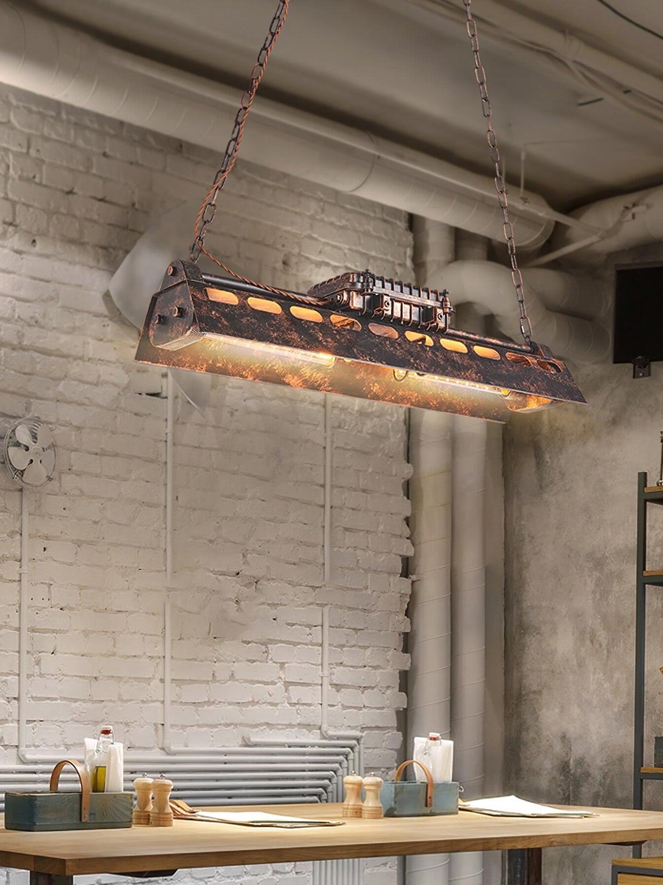 Industrial Steampunk Chandelier - Cueteks