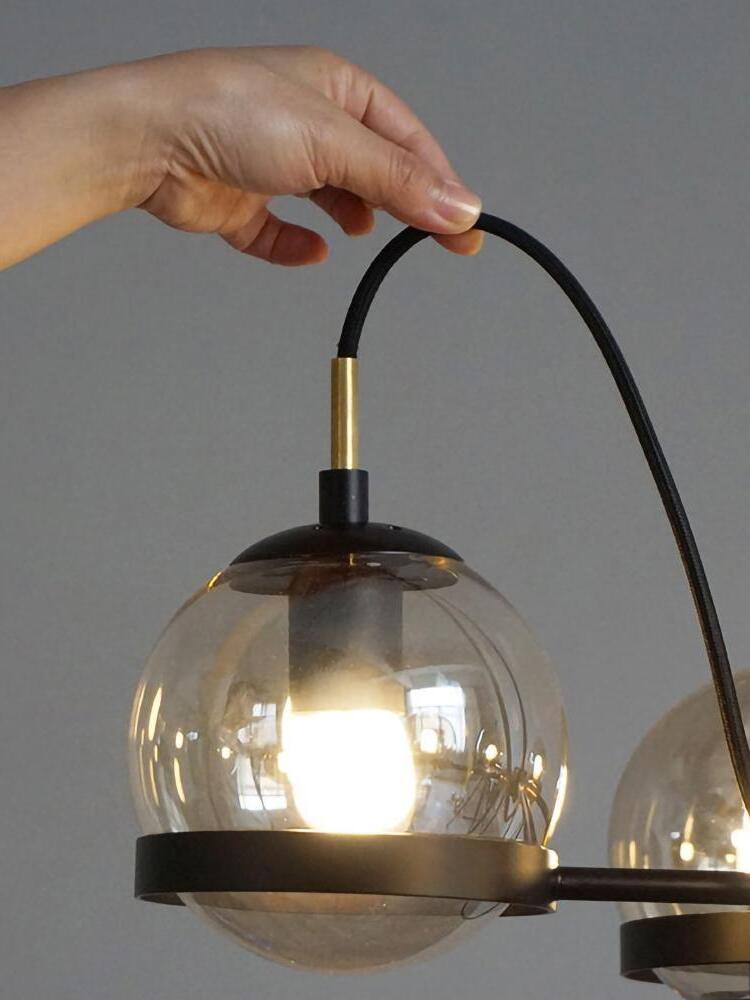 Glass Ball Chandelier - Cueteks