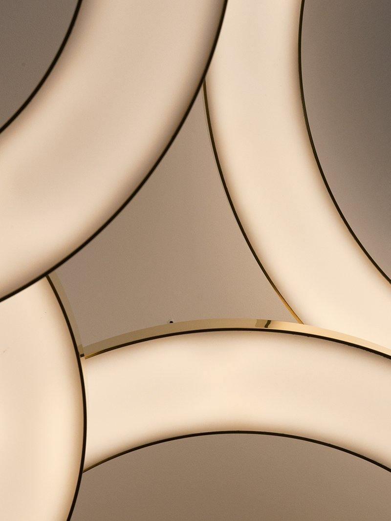 Classic Metal Circular Ring Mahlu Chandelier - Cueteks