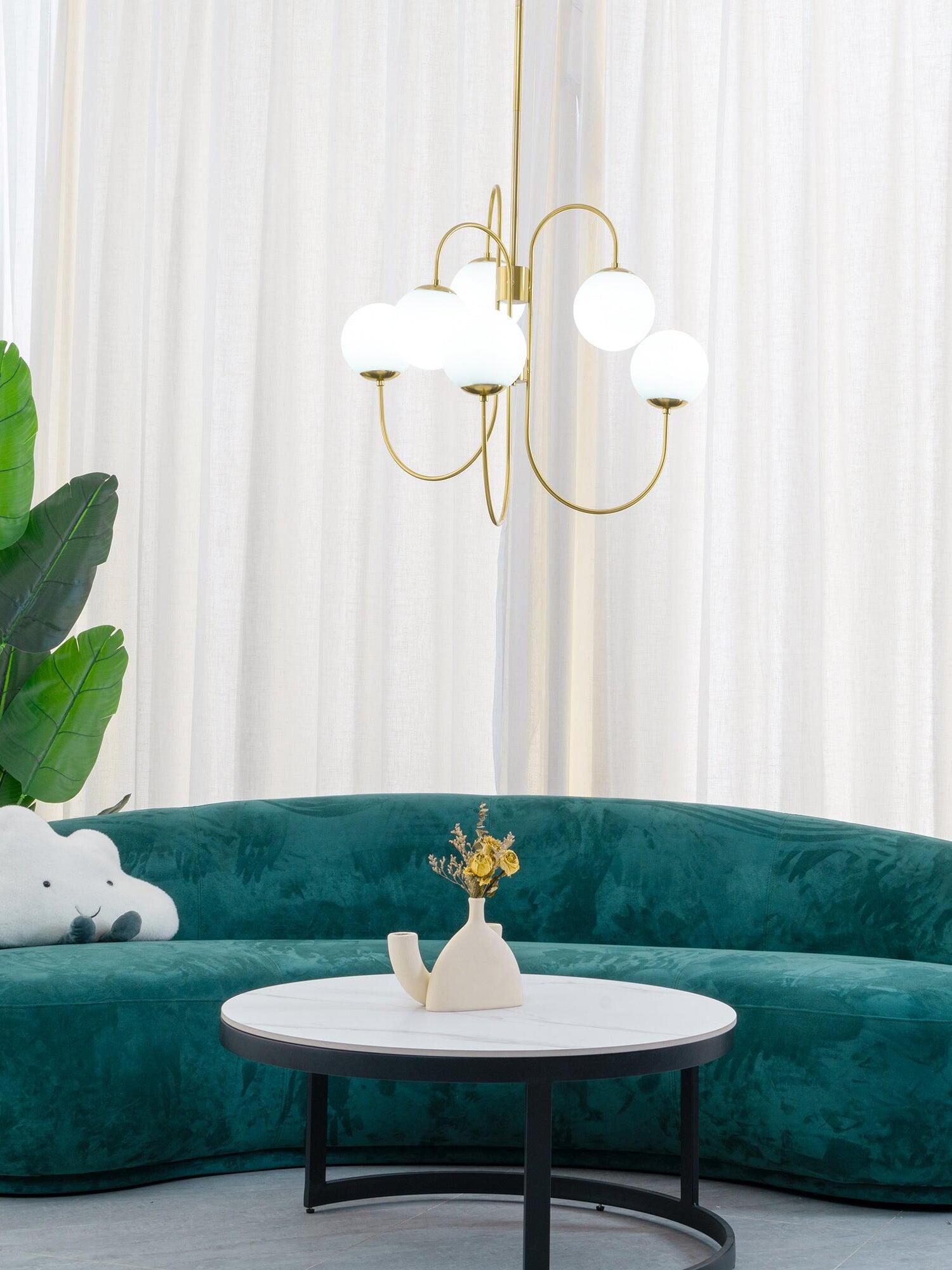 Gooseneck Chandelier - Cueteks