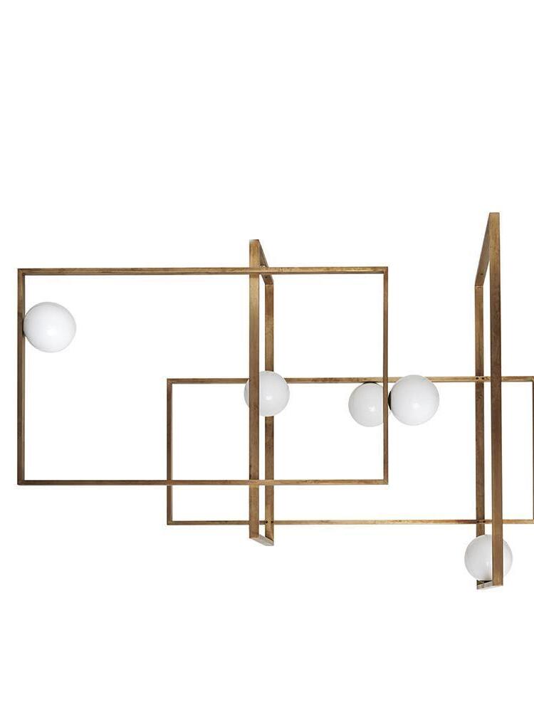 Mondrian Glass Ceiling Light - Cueteks