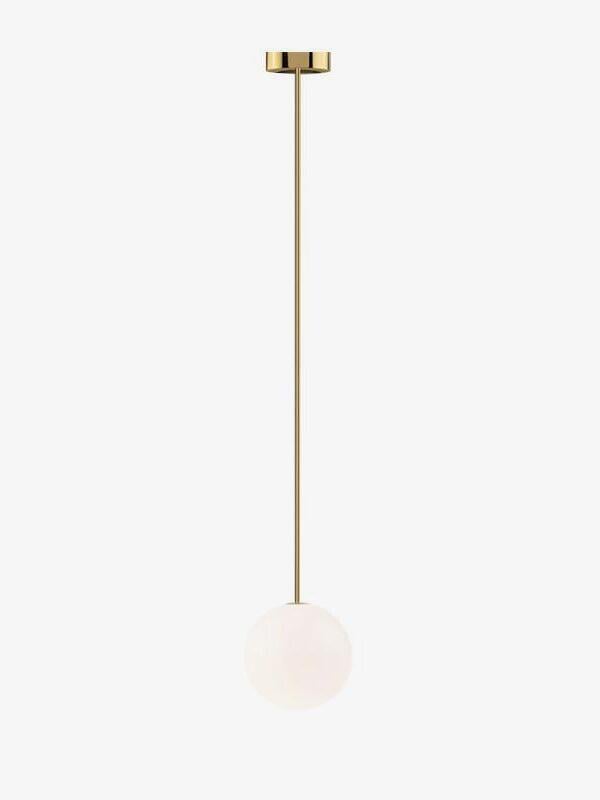 Modern Architectural Opal Glass Pendant Light - Cueteks
