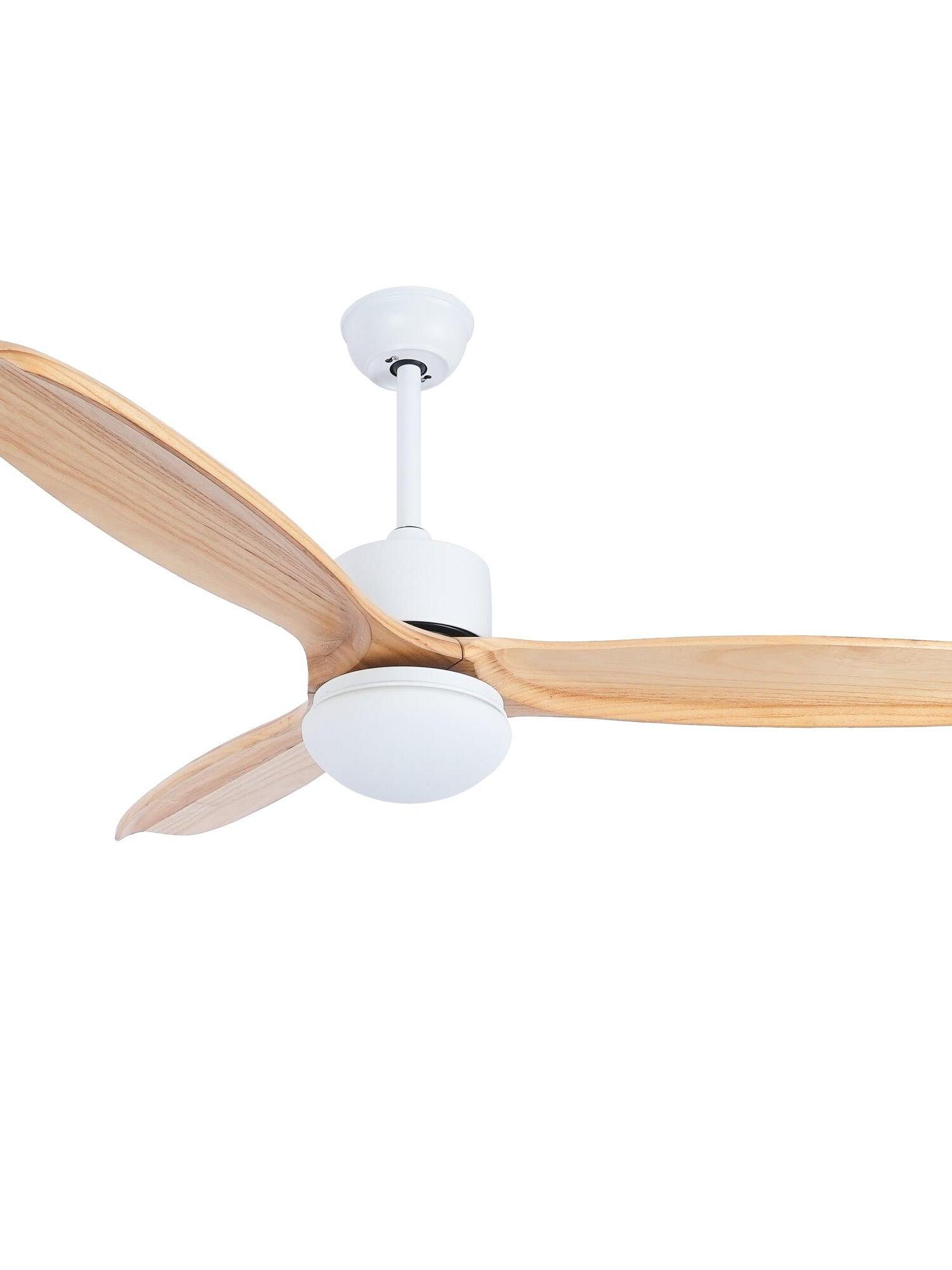Vintage Wooden Harborough 3 Ceiling Fan Light - Cueteks