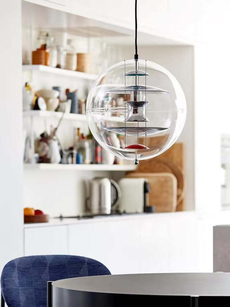 Modern Metal VP Globe Suspension for Living Room - Cueteks