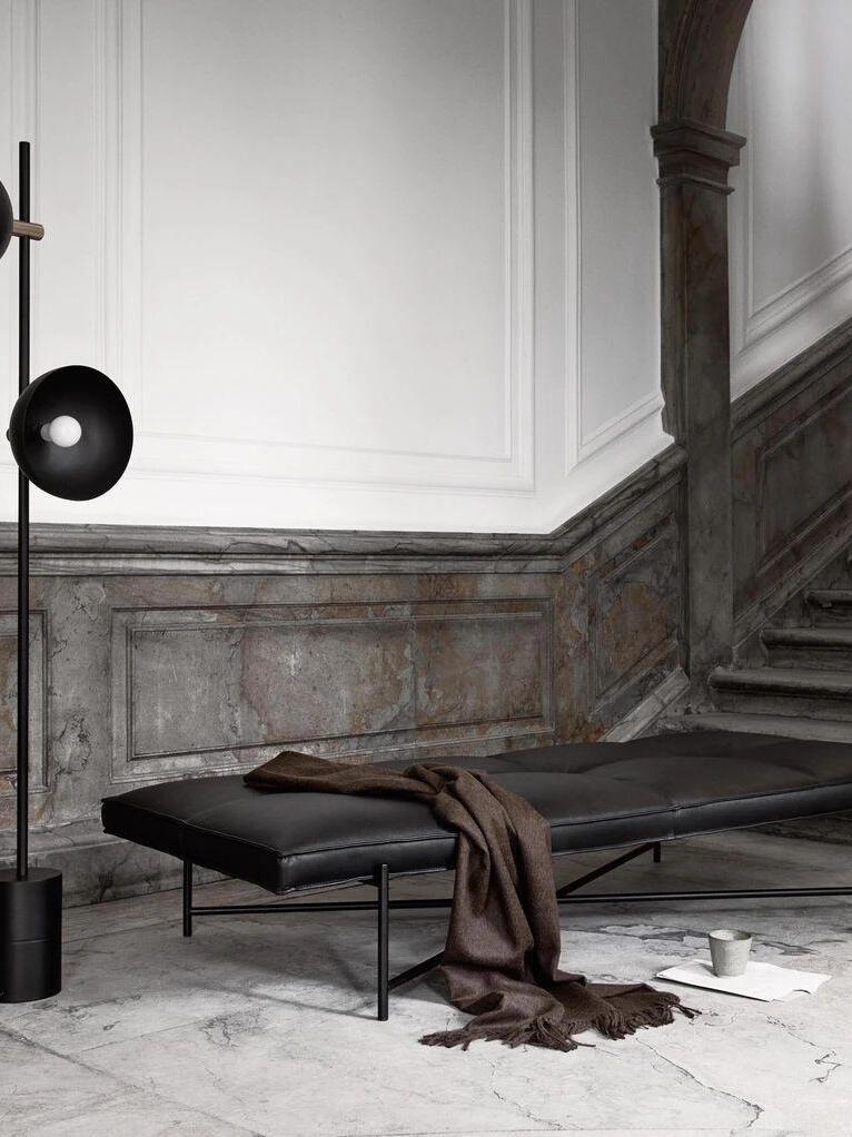 Industrial Black Bowl Shape Studio Floor Lamp - Cueteks