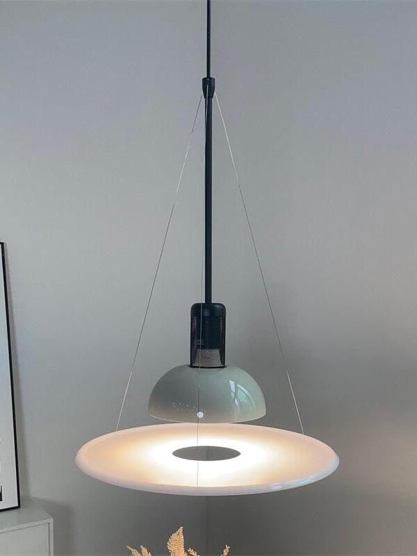 Whimsical Frisbi Flying Saucer Pendant Light - Cueteks