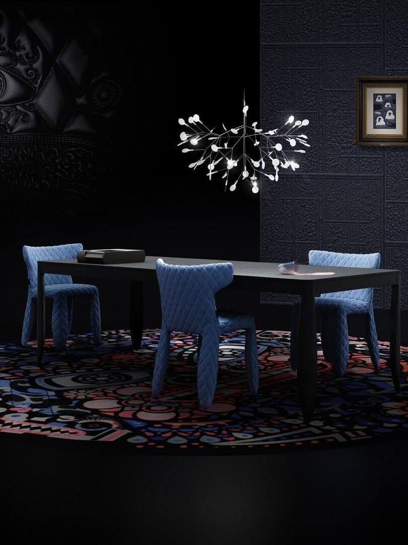 Black Heracleum Chandelier - Cueteks