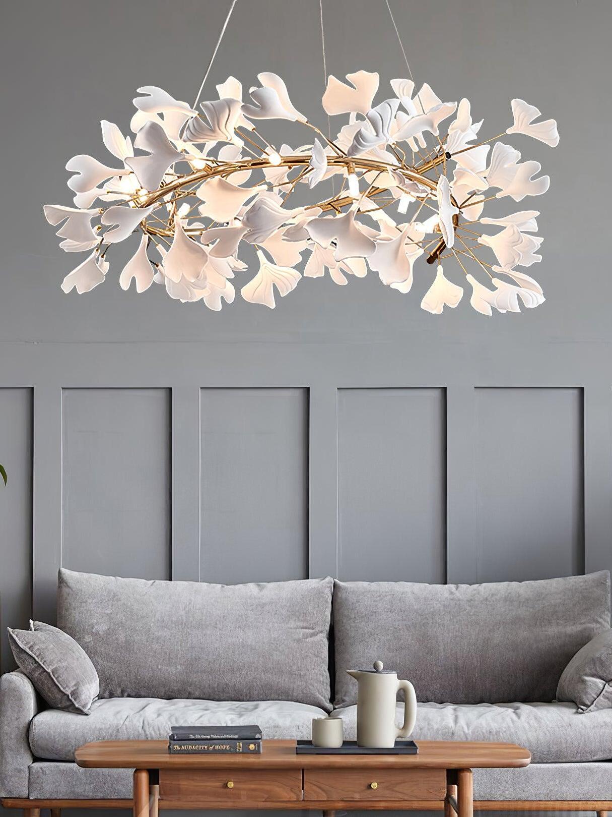 Gingko Chandelier U - Cueteks