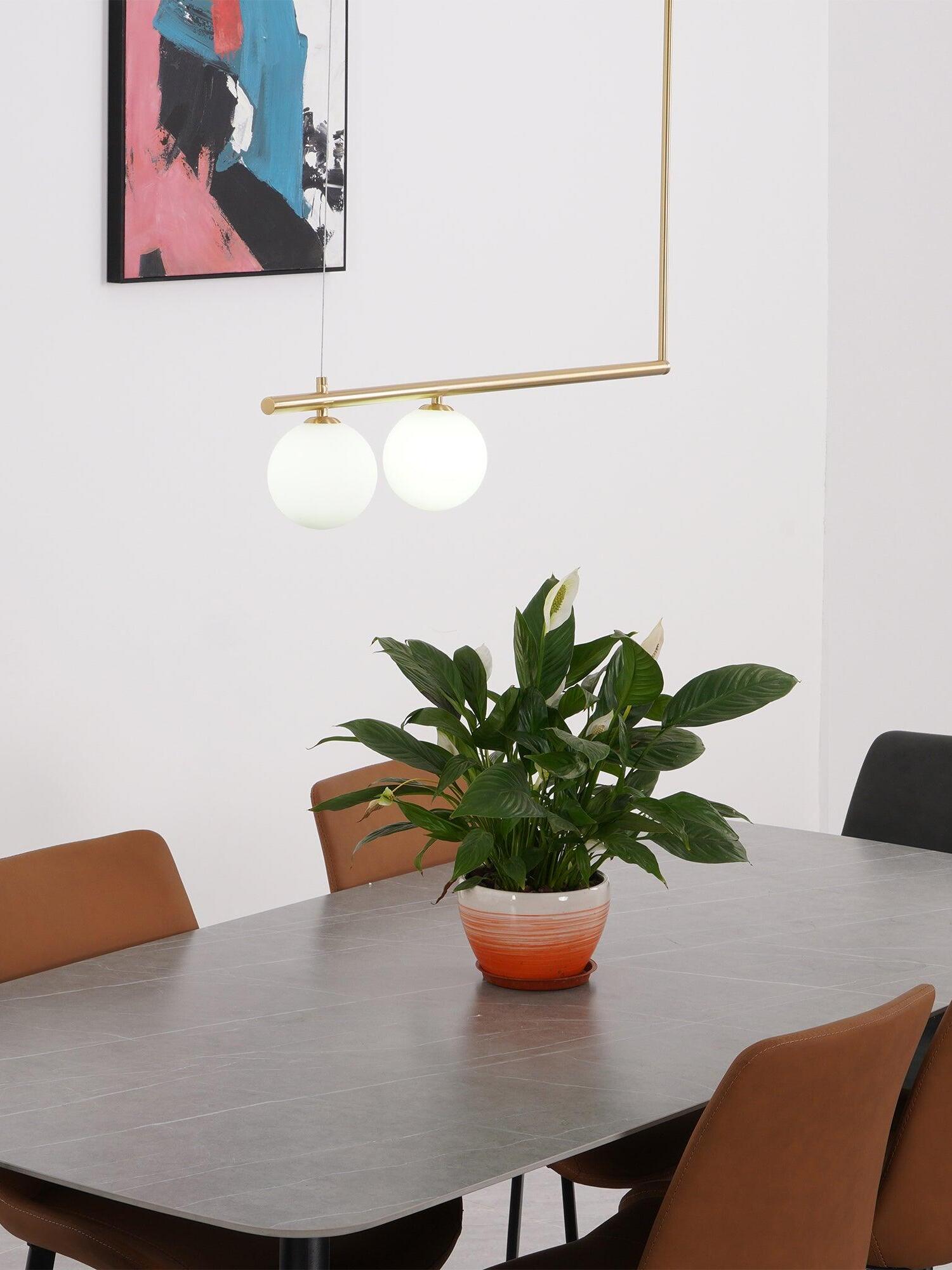 Multi-layer Rod Satellite Ball Ceiling Light - Cueteks