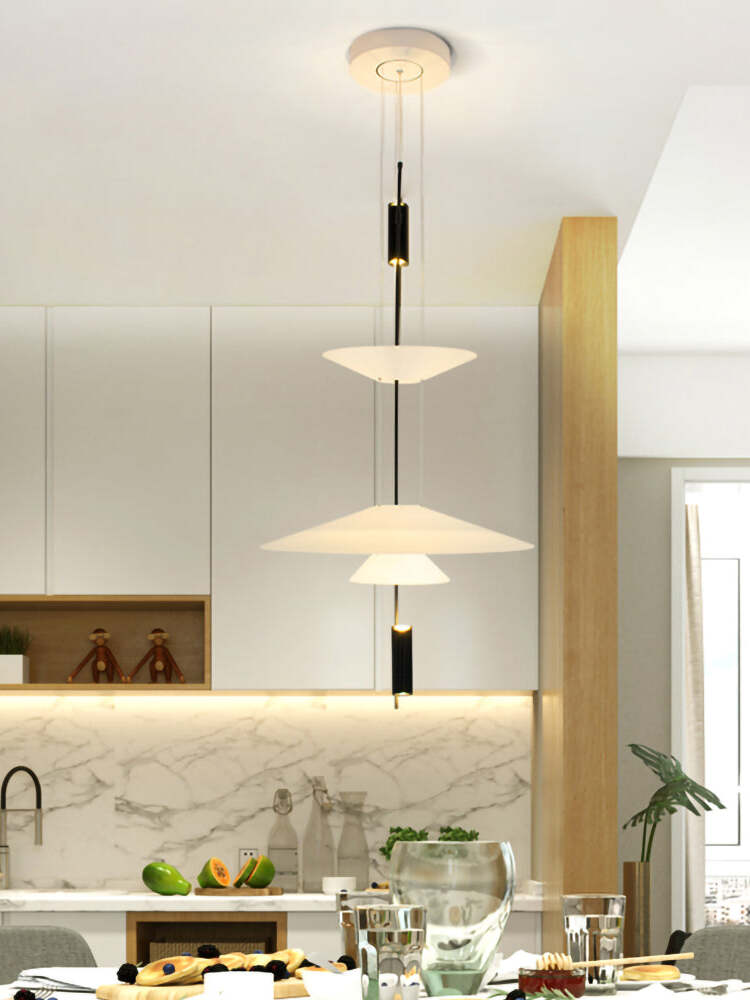 Stylish Metal Flamingo Chandelier for Living Room - Cueteks