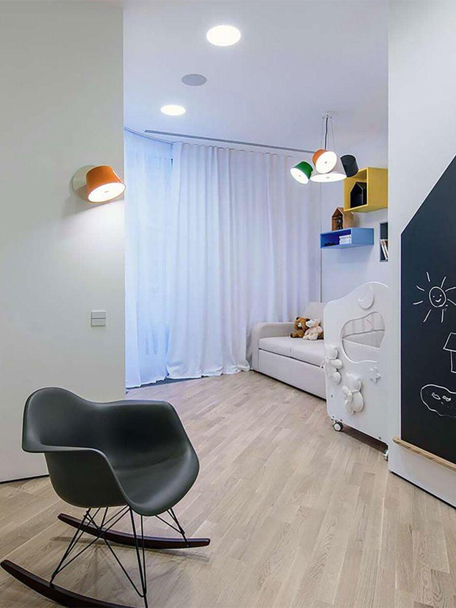 Modern Aluminum Methacrylate Tam Tam Wall Lamp - Cueteks