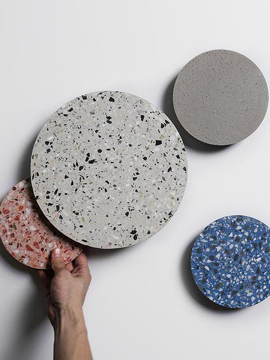 Modern Round Terrazzo Pin Wall Lamp - Cueteks