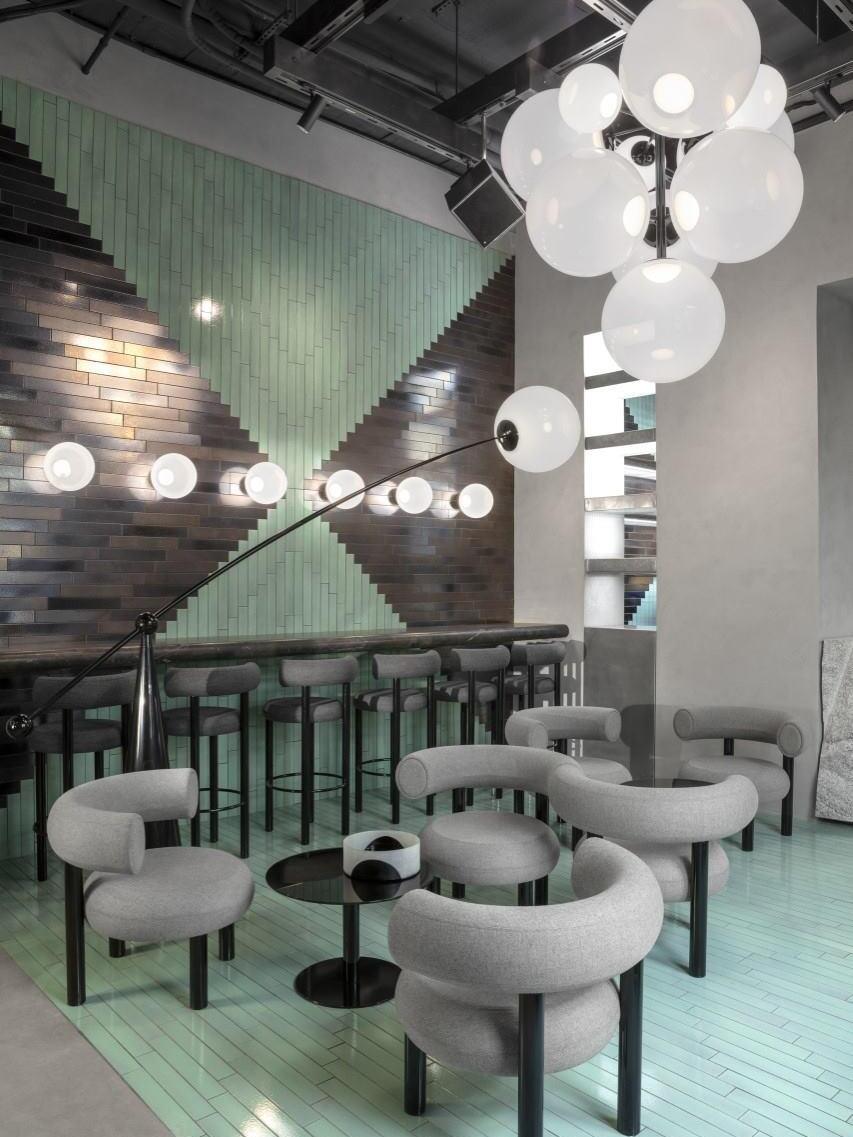Opal Arc Floor Lamp - Cueteks