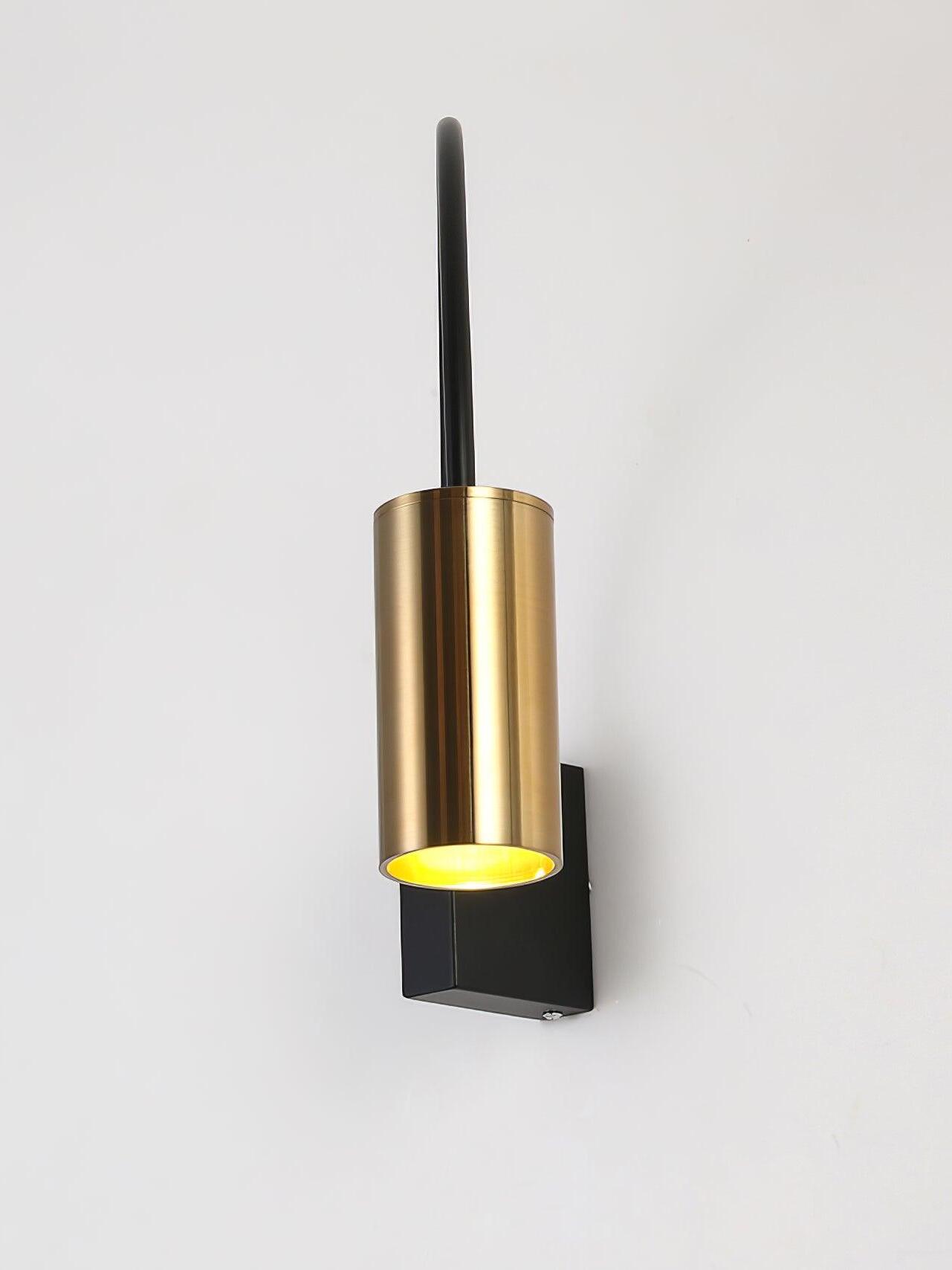 Side profile of the Antonella cylindrical head and wall plate