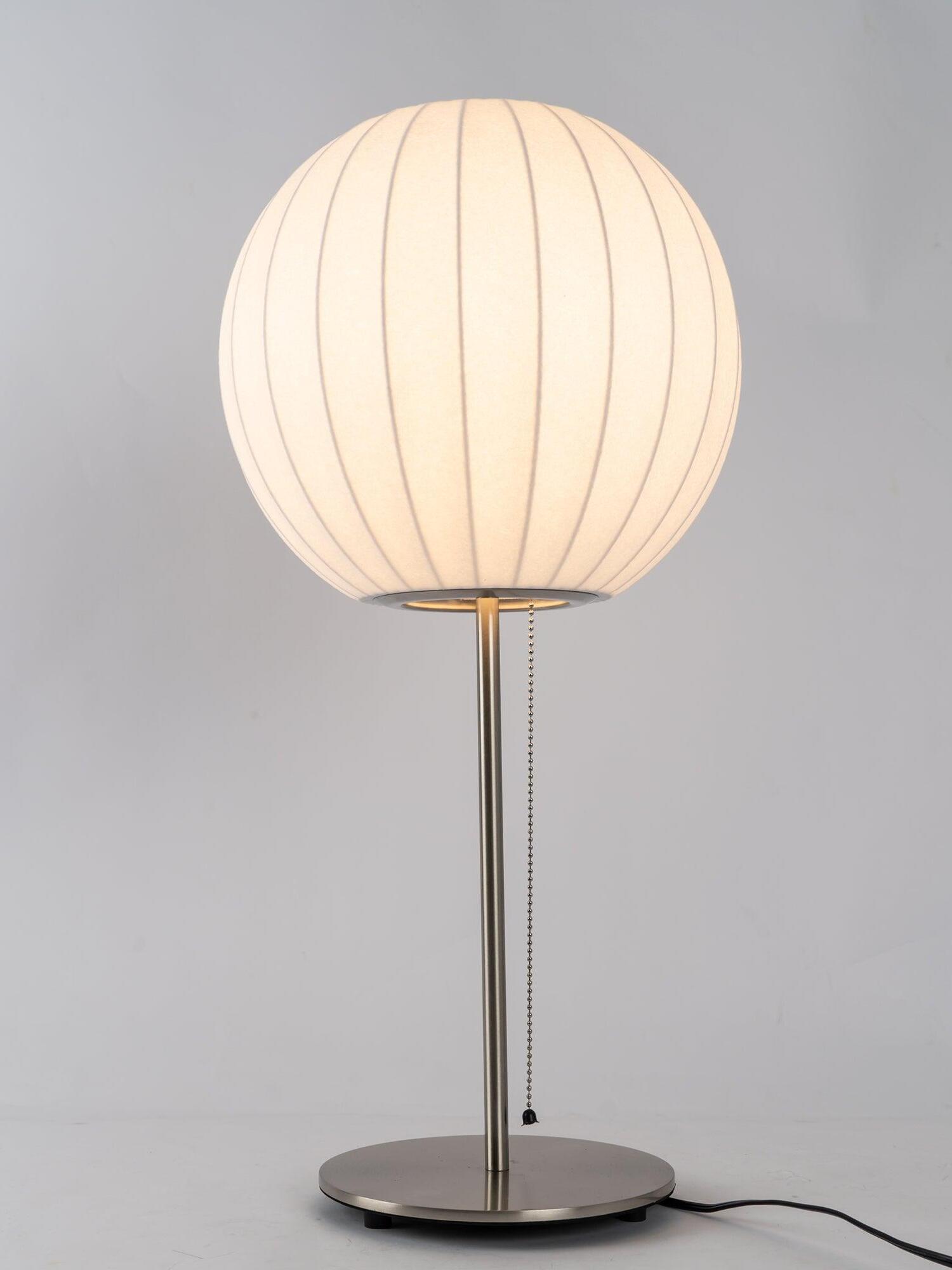 White Nelson Ball Shape Tripod Table Lamp - Cueteks