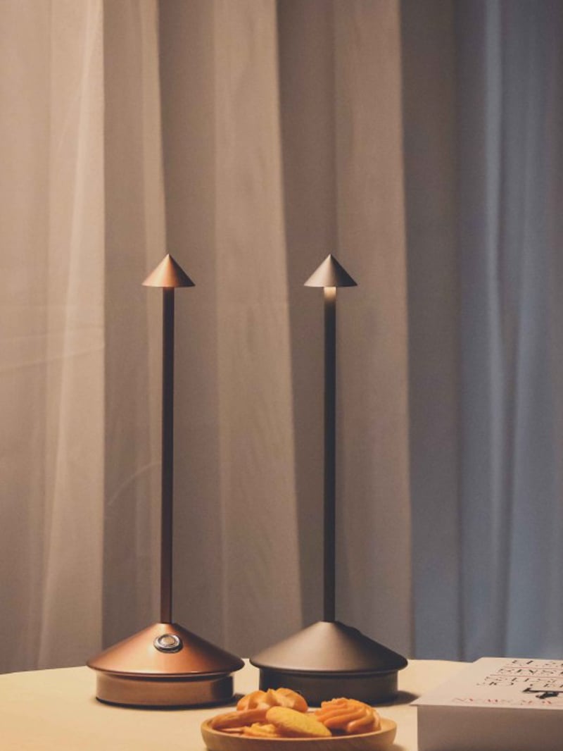 Pine Rechargeable Led Table Lamp For Dining Room - Cueteks