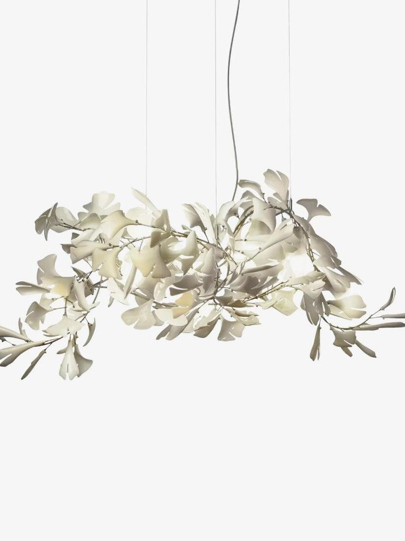 Creative Ceramics Gingko Flower Chandelier G - Cueteks