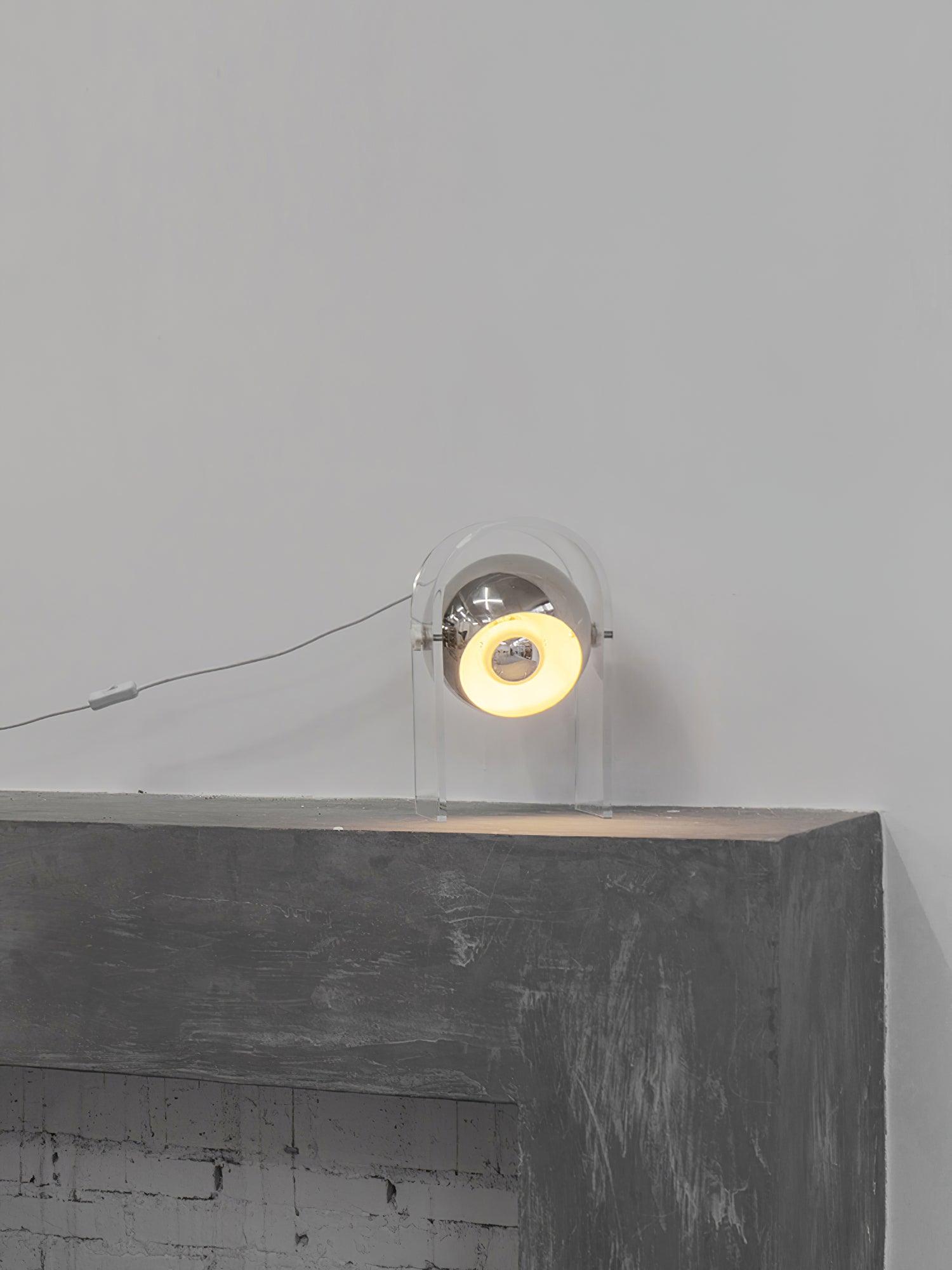 Classic Insta Sensorette Transparent Table Lamp - Cueteks