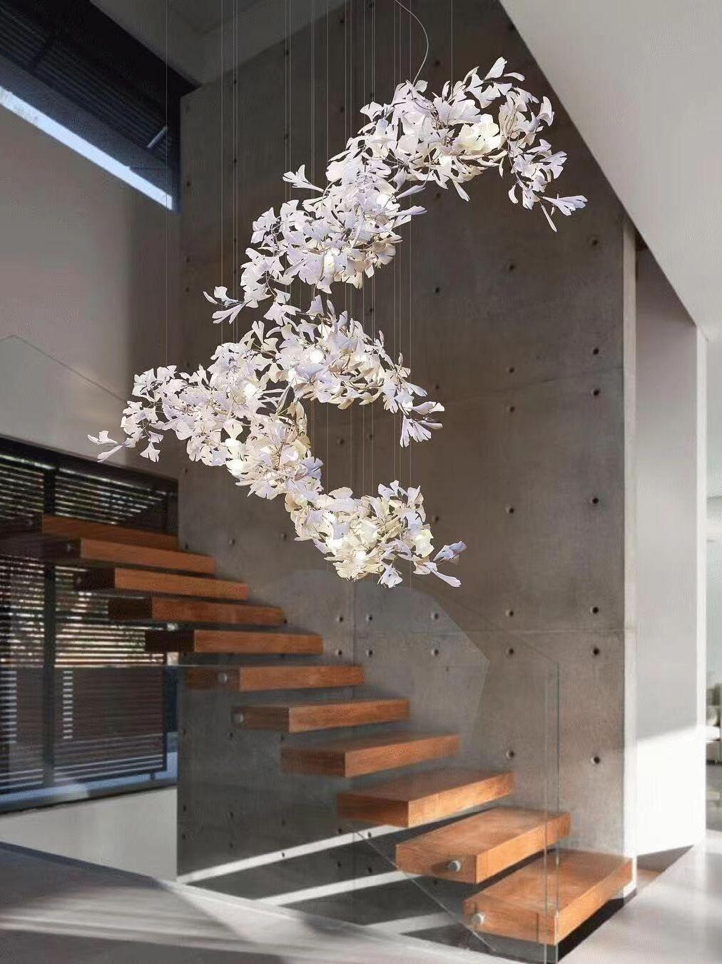Gingko Chandelier F - Cueteks
