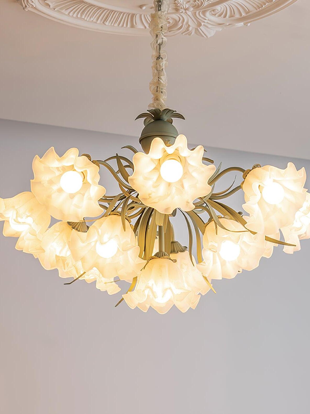 Lily of the Valley Flower Chandelier - Cueteks
