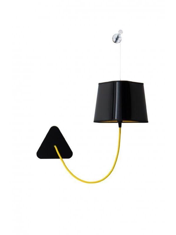 Black single variant with yellow cord and upper suspension point