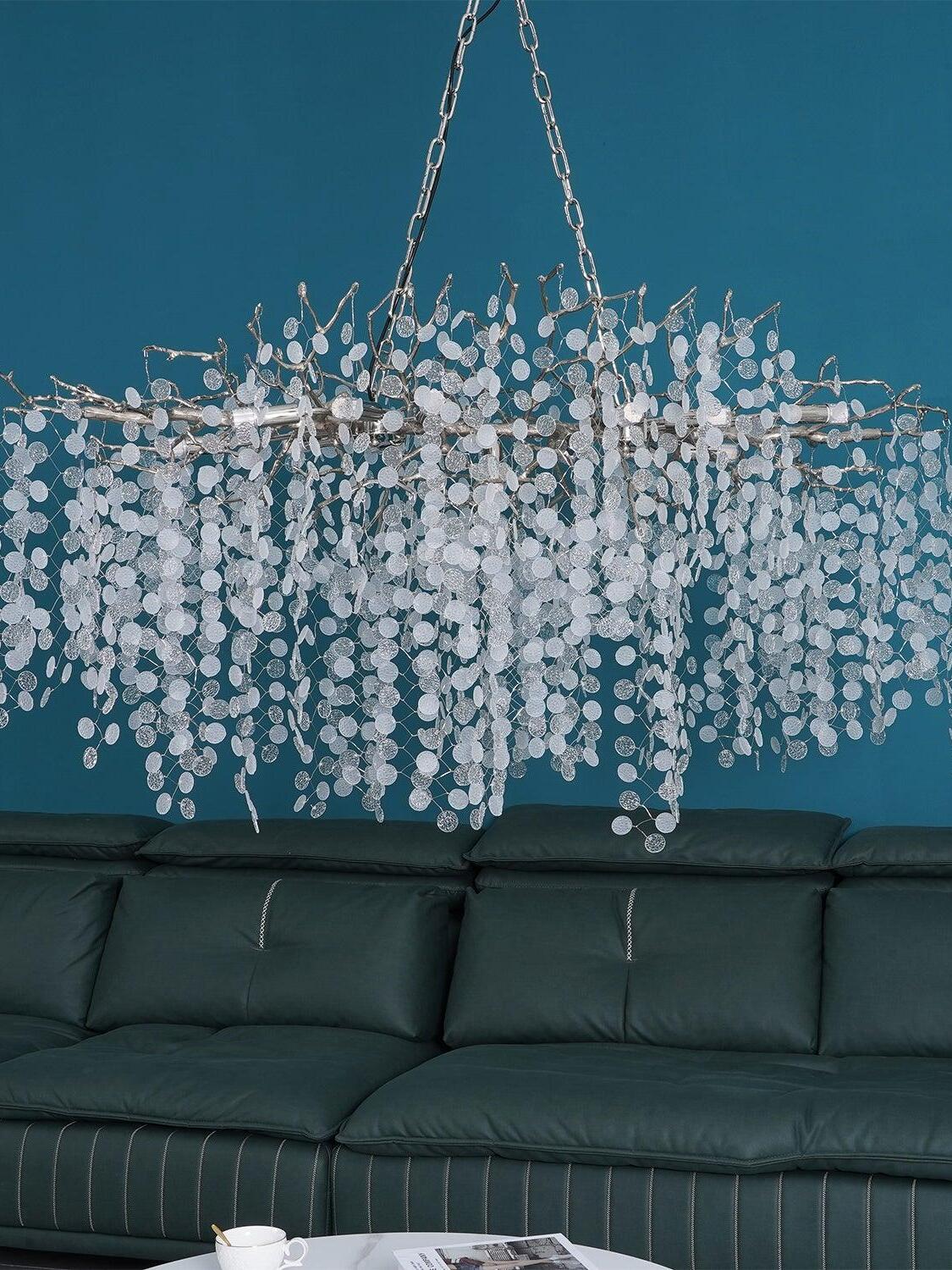 Shiro Noda Crystal Chandelier - Cueteks