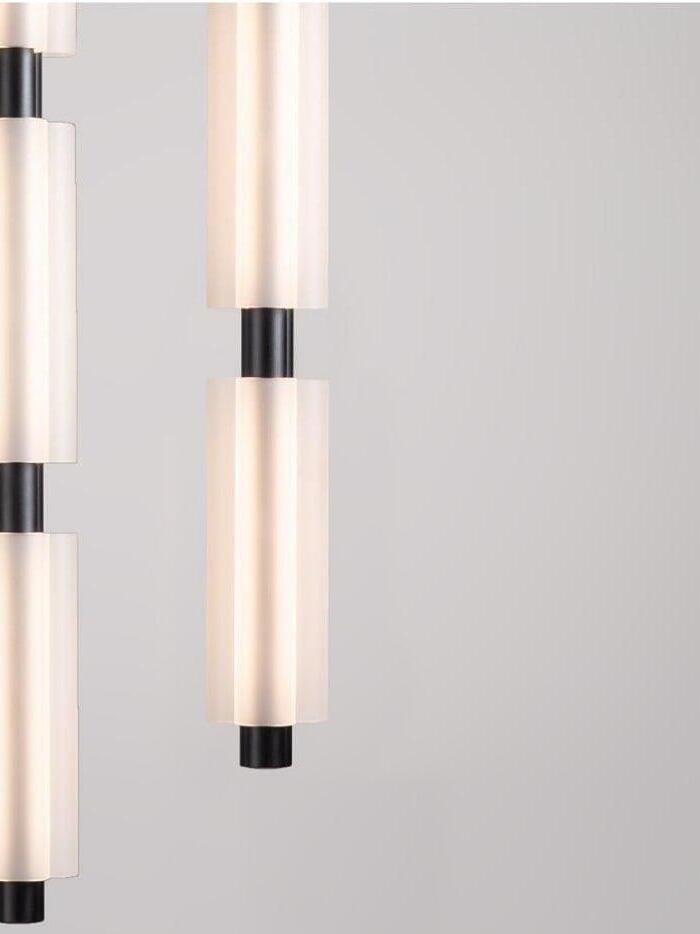Modern Metal Metropol Linear Pendant Lamp - Cueteks